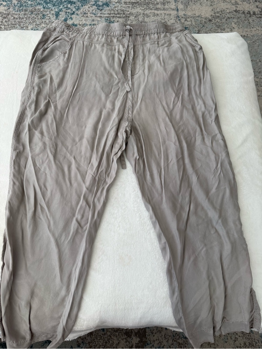 Johnny Was lightweight lounge pants featuring a relaxed casual design Xl D77